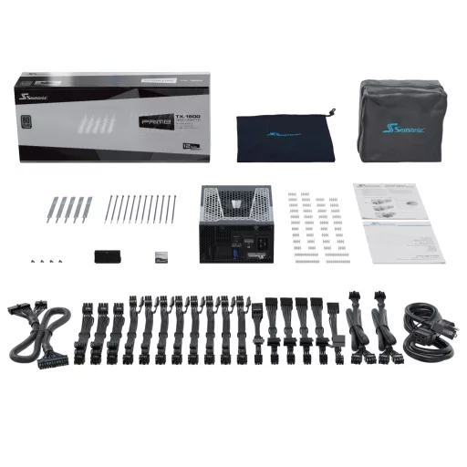 Seasonic Prime -TX-1600 1600 W 20+4 pin ATX ATX Fekete