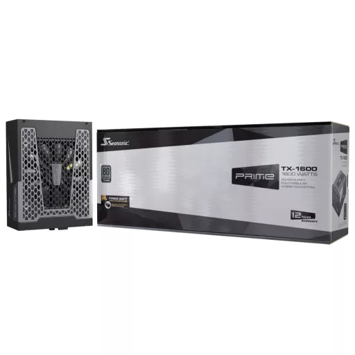 Seasonic Prime -TX-1600 1600 W 20+4 pin ATX ATX Fekete