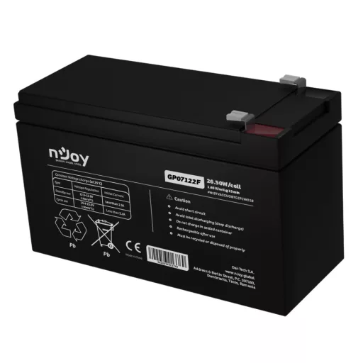 nJoy GP07122F VRLA AGM 12 V