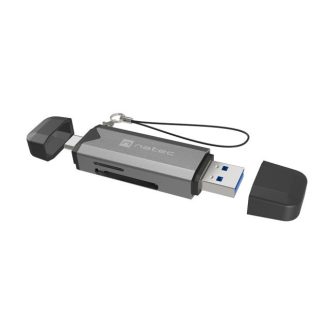   NATEC NCZ-2262 kártyaolvasó USB 3.1 Belső Fekete, Sötétszürke
