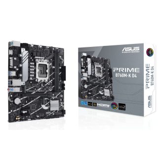 ASUS PRIME B760M-K D4 Intel B760 LGA 1700 Micro ATX