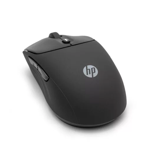 HP 400 Quiet Black Wireless Mouse egér Otthoni Kétkezes RF vezeték nélküli + Bluetooth 6000 DPI