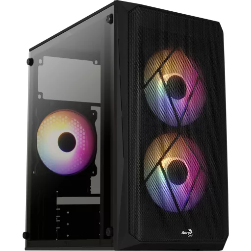 Aerocool CS107V2 Mini Tower Fekete