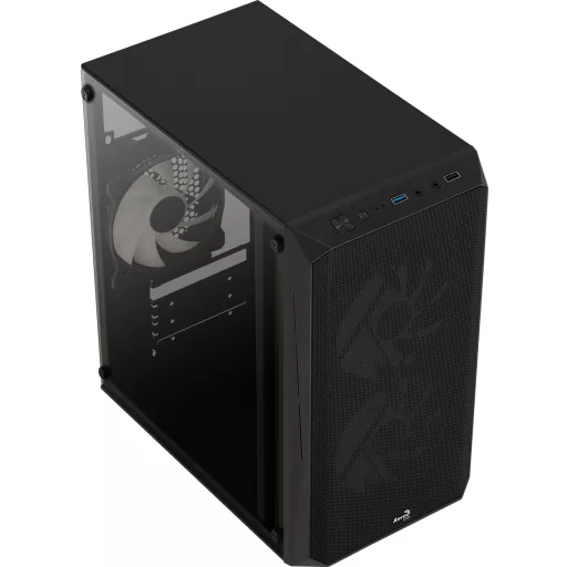 Aerocool CS107V2 Mini Tower Fekete