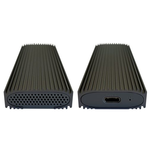 LC-Power LC-M2-C-NVME-3 tárolóegység burkolat Külső SSD ház Fekete M.2