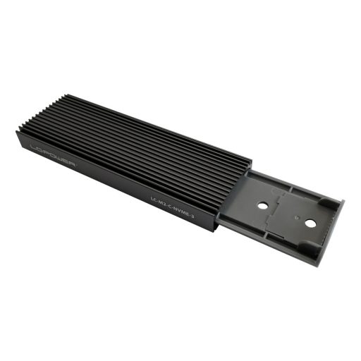 LC-Power LC-M2-C-NVME-3 tárolóegység burkolat Külső SSD ház Fekete M.2
