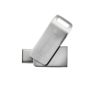   Intenso cMobile Line USB flash meghajtó 64 GB USB Type-A / USB Type-C 3.2 Gen 1 (3.1 Gen 1) Ezüst