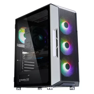   Zalman I3 Neo ATX Mid Tower PC Case Mesh front for efficient cooling Pre-installed fan 3 Midi Tower Fekete