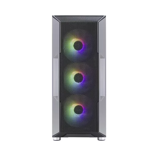 Zalman I3 Neo ATX Mid Tower PC Case Mesh front for efficient cooling Pre-installed fan 3 Midi Tower Fekete