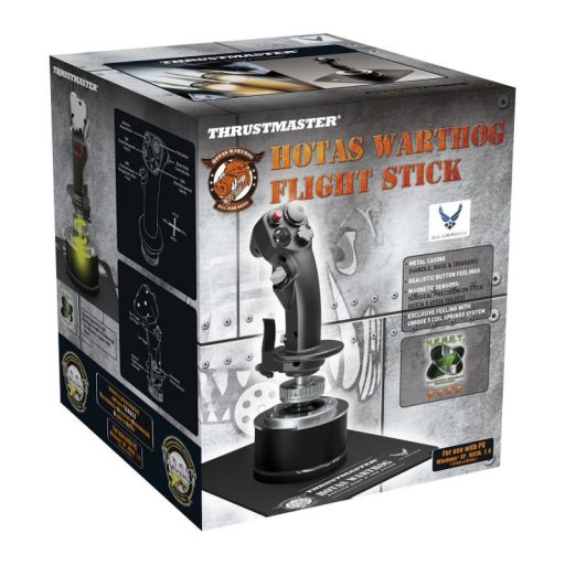 Thrustmaster HOTAS Warthog Flight Stick Fekete USB 2.0 Joystick PC