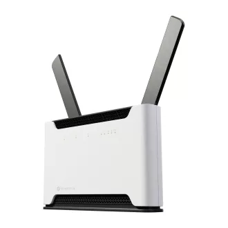   Mikrotik Chateau 5G R17 ax vezetéknélküli router Gigabit Ethernet Kétsávos (2,4 GHz / 5 GHz) Fekete, Szürke