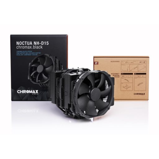 Noctua NH-D15 chromax.black Processzor Hűtő 15 cm Fekete