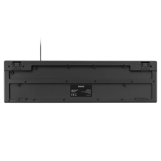 Savio KB-01 billentyűzet Otthoni/irodai USB QWERTY Amerikai angol Fekete