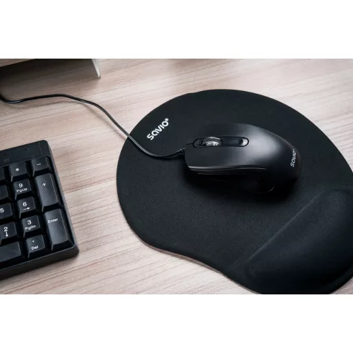 Savio KB-01 billentyűzet Otthoni/irodai USB QWERTY Amerikai angol Fekete