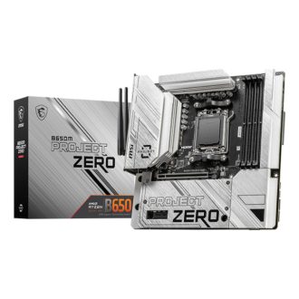 MSI B650M PROJECT ZERO AMD B650 Socket AM5 Micro ATX