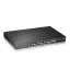 Zyxel GS2220-28HP-EU0101F hálózati kapcsoló Vezérelt L2 Gigabit Ethernet (10/100/1000) Ethernet-áramellátás (PoE) támogatása Fekete