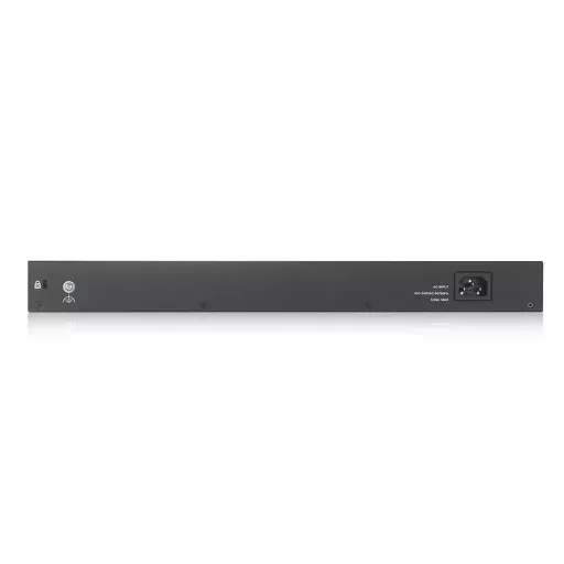 Zyxel GS2220-28HP-EU0101F hálózati kapcsoló Vezérelt L2 Gigabit Ethernet (10/100/1000) Ethernet-áramellátás (PoE) támogatása Fekete