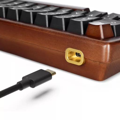 Sharkoon 100068100 billentyűzet Irodai USB QWERTZ Német Fa