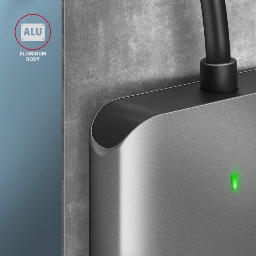 Axagon CRE-S3 External card reader USB-A 3.2 Gen 1 3-slot & lun SD/microSD/CF kártyaolvasó USB 3.2 Gen 1 (3.1 Gen 1) Type-A Szürke