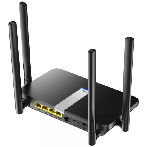 Cudy LT500 vezetéknélküli router Fast Ethernet Kétsávos (2,4 GHz / 5 GHz) 4G Fekete