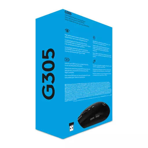 Logitech G 910-005283 egér Játék Jobbkezes Vezeték nélküli RF Optikai 12000 DPI