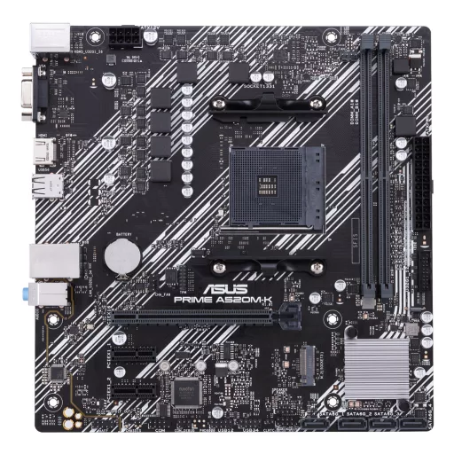 ASUS PRIME A520M-K AMD A520 AM4 foglalat Micro ATX