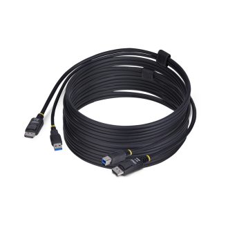 StarTech.com DU12210-KVM-CABLE KVM kábel Fekete 3,1 M