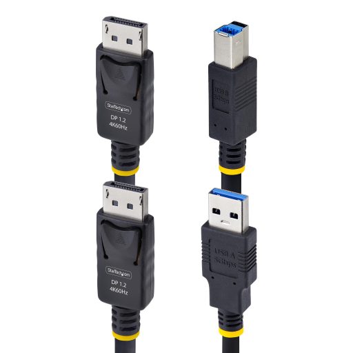 StarTech.com DU12210-KVM-CABLE KVM kábel Fekete 3,1 M