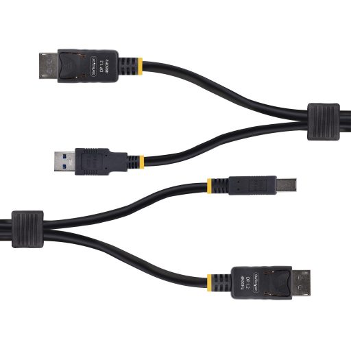StarTech.com DU12210-KVM-CABLE KVM kábel Fekete 3,1 M