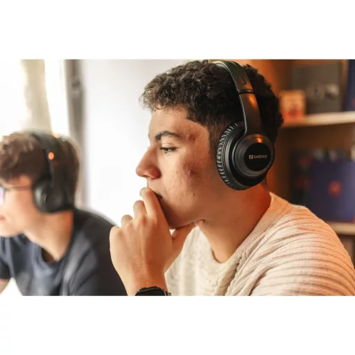 Sandberg 450-13 vezeték nélküli audio adóegység 3,5 mm-es 10 M Fekete