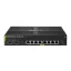 HPE Aruba Networking CX 6000 8p 10M/100M/1G Class4 PoE 2p SFP 1G 67W Switch Vezérelt L2 Gigabit Ethernet (10/100/1000) Ethernet-áramellátás (PoE) támogatása 1U Fekete