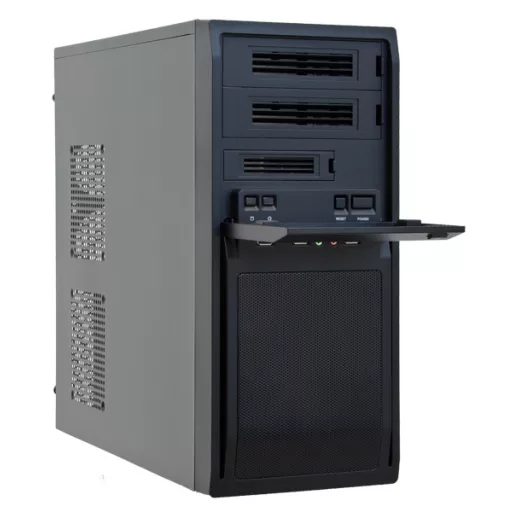 Chieftec LG-01B-OP Midi Tower Fekete