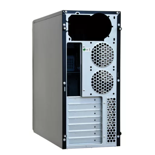 Chieftec LG-01B-OP Midi Tower Fekete