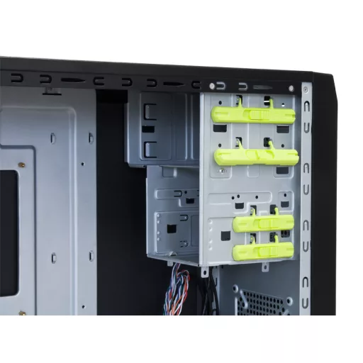Chieftec LG-01B-OP Midi Tower Fekete