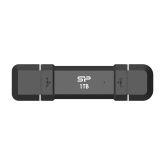   Silicon Power DS72 USB flash meghajtó 1 TB USB Type-A / USB Type-C 3.2 Gen 2 (3.1 Gen 2) Fekete