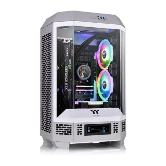 Thermaltake Tower 300 Limestone Micro Tower Szürke, Fehér