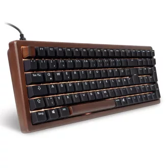 Sharkoon SGK50 S2 billentyűzet Otthoni USB QWERTZ Német Fa