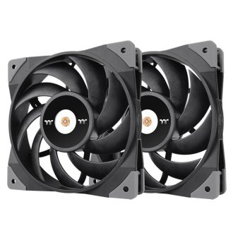Thermaltake TOUGHFAN 12 12 cm Fekete 2 db