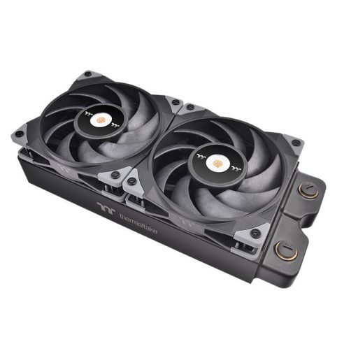 Thermaltake TOUGHFAN 12 12 cm Fekete 2 db