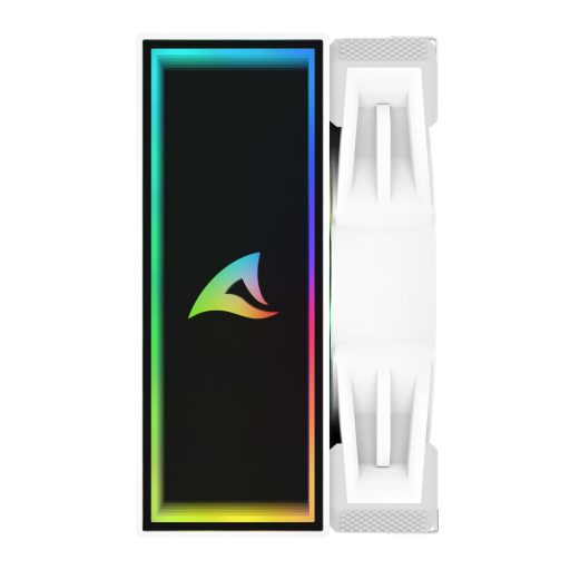 Sharkoon A40 RGB Processzor Hűtő 12 cm Fehér 1 db