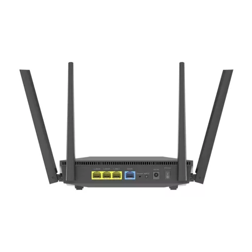 ASUS RT-AX52 AX1800 AiMesh vezetéknélküli router Gigabit Ethernet Kétsávos (2,4 GHz / 5 GHz) Fekete