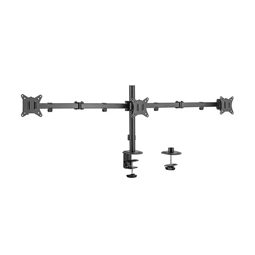 Gembird MA-D3-01 asztali TV konzol 68,6 cm (27") Fekete