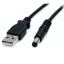 StarTech.com USB2TYPEM2M tápkábel Fekete 2 M USB Barrel type M
