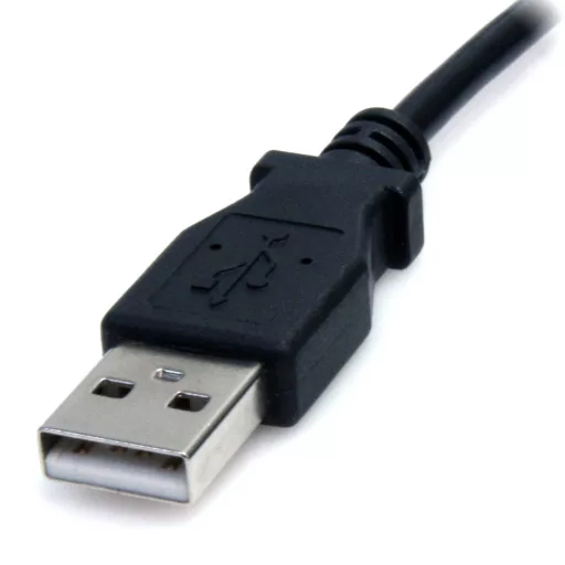 StarTech.com USB2TYPEM2M tápkábel Fekete 2 M USB Barrel type M