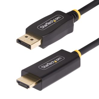   StarTech.com 3F-DP-HDMI-4K60-HDR video átalakító kábel 1 M DisplayPort HDMI A-típus (Standard) Fekete