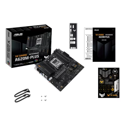 ASUS TUF GAMING A620M-PLUS AMD A620 Socket AM5 Micro ATX