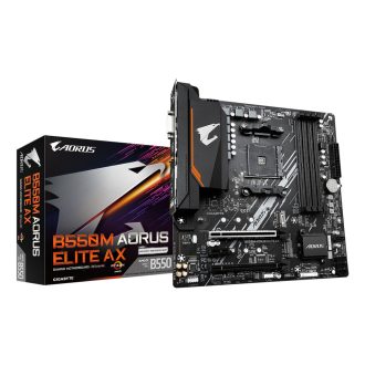   GIGABYTE B550M AORUS ELITE AX AMD B550 AM4 foglalat Micro ATX