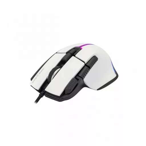 White Shark MARROK White egér Irodai Jobbkezes USB A típus Optikai 12000 DPI