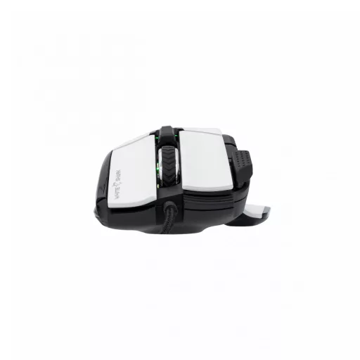 White Shark MARROK White egér Irodai Jobbkezes USB A típus Optikai 12000 DPI