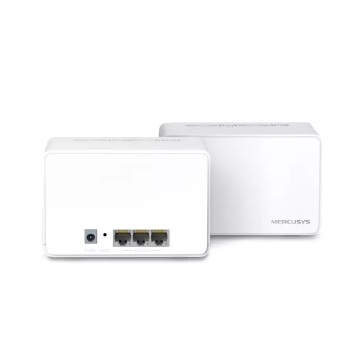 Mercusys Halo H80X (2-pack) Kétsávos (2,4 GHz / 5 GHz) Wi-Fi 6 (802.11ax) Fehér 3 Belső